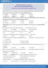 Đề thi giữa kì 2 Tiếng Anh 11 Friends Global - Đề số 4